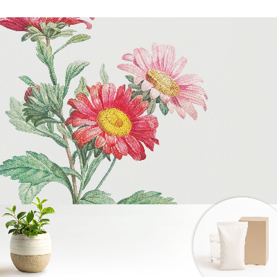 Samolepící tapeta s jemným květinovým motivem v klasickém stylu