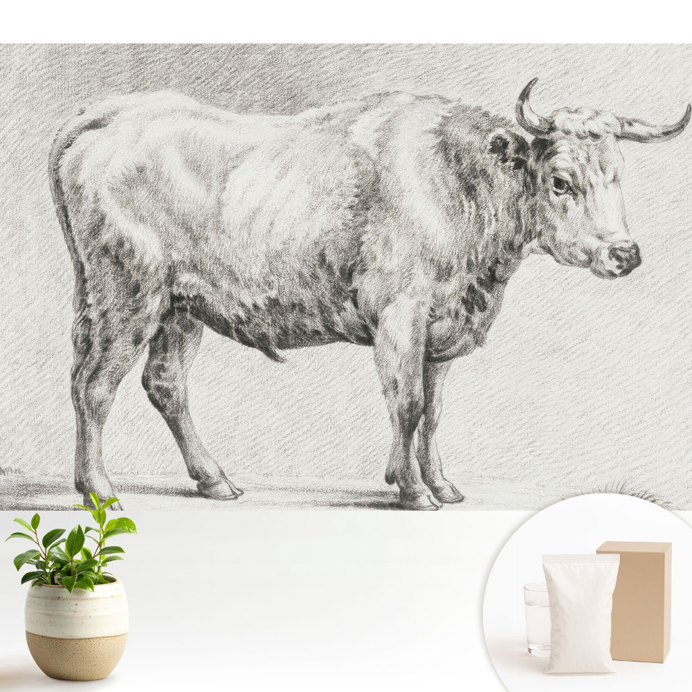 Tapeta s klasickou zvířecí grafikou