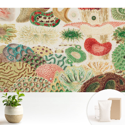 Samolepící tapeta s abstraktními organickými motivy a strukturami