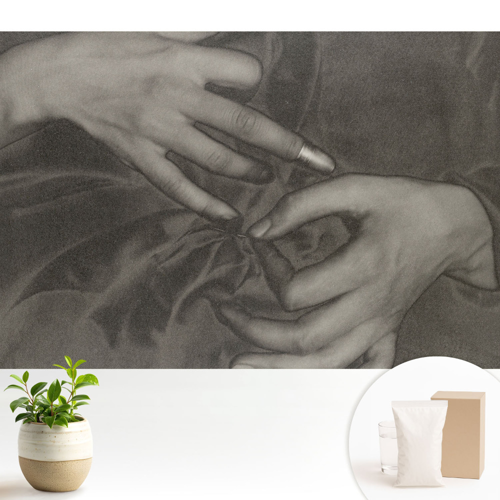 Samolepící tapeta s motivem harmonických rukou