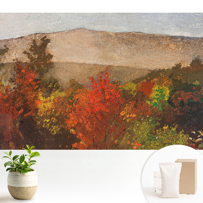 Tapeta na zeď s motivem podzimních odstínů a malebných hor