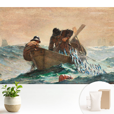 Tapeta „Rybáři na rozbouřeném moři