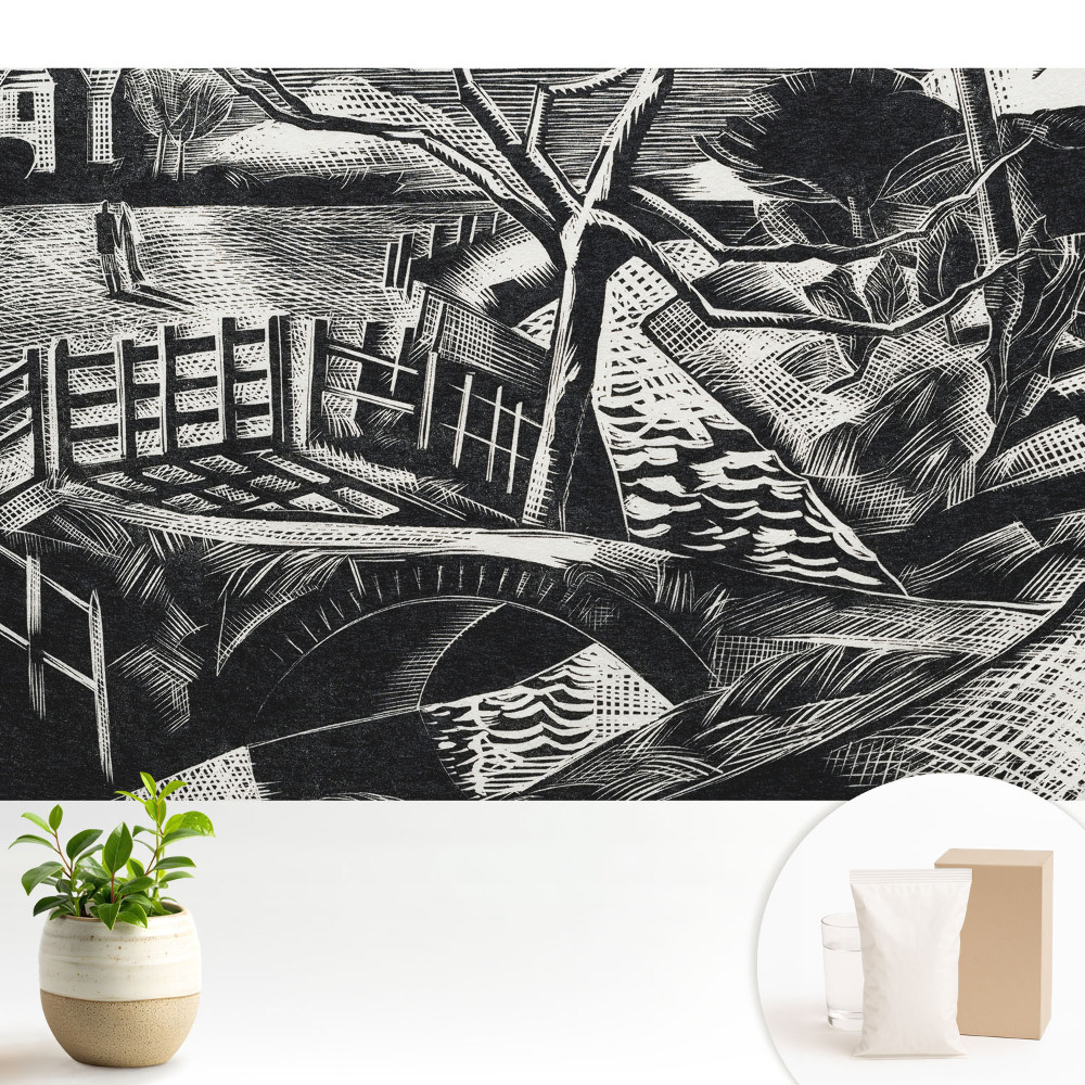 Tapeta na zeď s klasickou geometrickou kompozicí městské krajiny