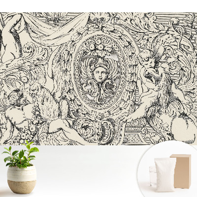 Tapeta s klasickým ornamentálním motivem