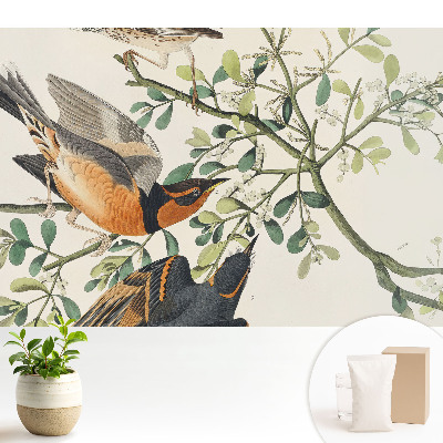 Tapeta na zeď Ptáci mezi zeleným listím