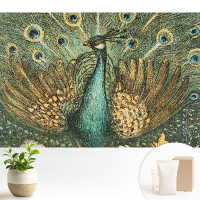 Samolepící tapeta Klasická páví elegance příroda