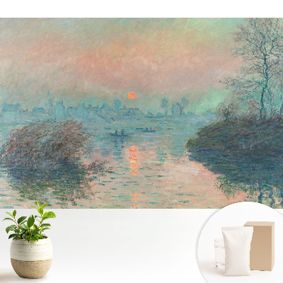 Tapeta Romantická krajina při západu slunce