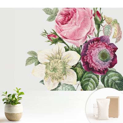 Tapeta do obyvaku Květiny v klasickém stylu