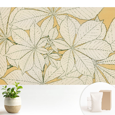 Tapeta na zeď Styl: minimalismus, harmonie, listí, útulnost