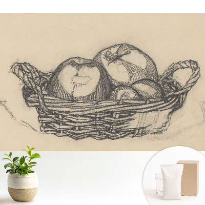 Tapeta Klasická kresba ovocného koše