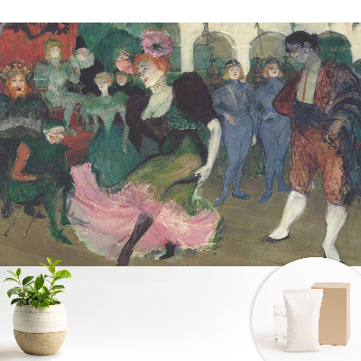 Tapeta s motivem barevného retro míče