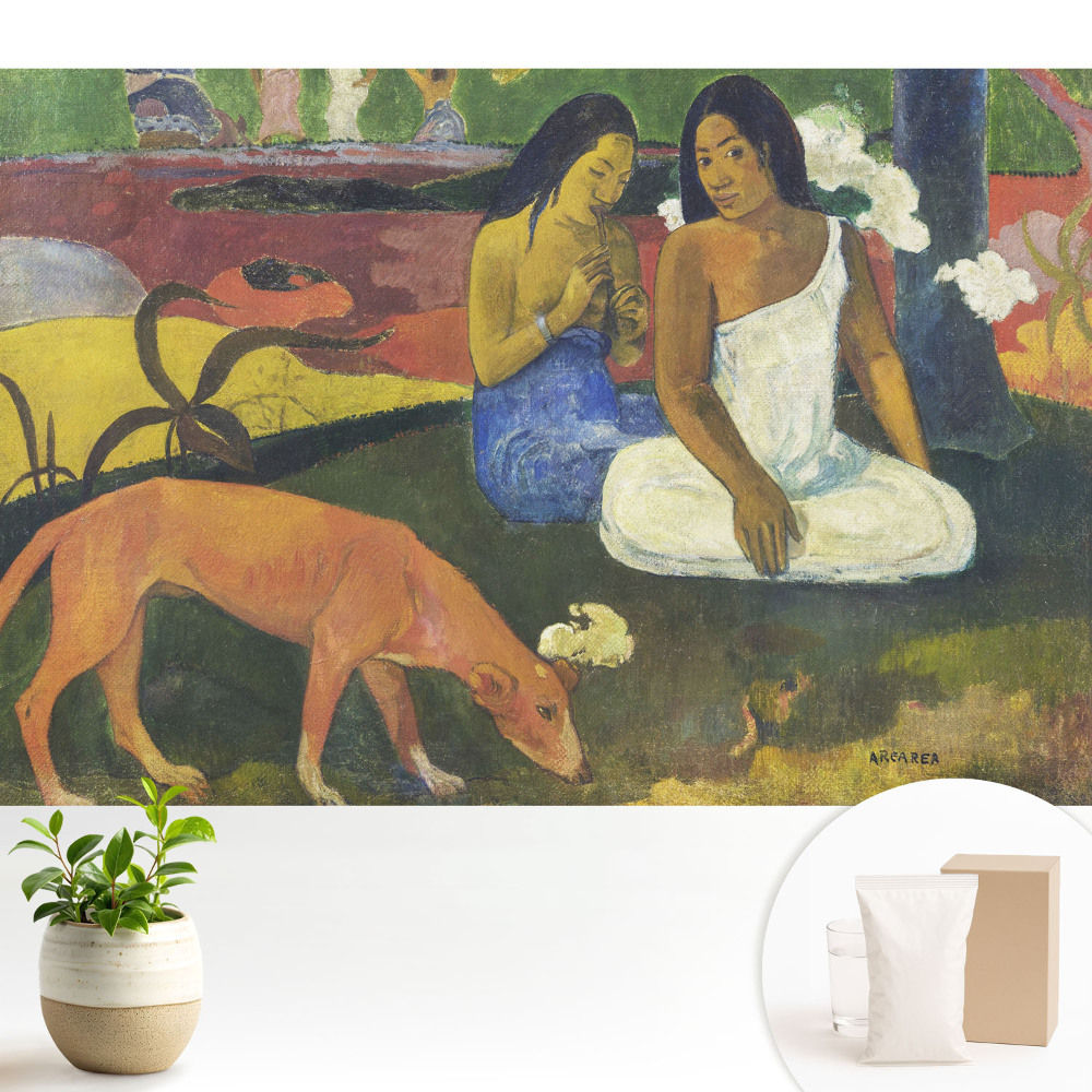 Tapeta do obývacího pokoje s motivem exotické harmonie přírody