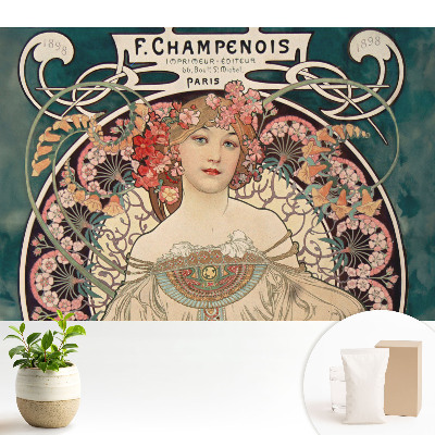 Tapeta do obyvaku Stylová elegance v retro atmosféře