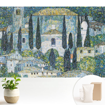 Samolepící tapeta Středomořské město plné zeleně