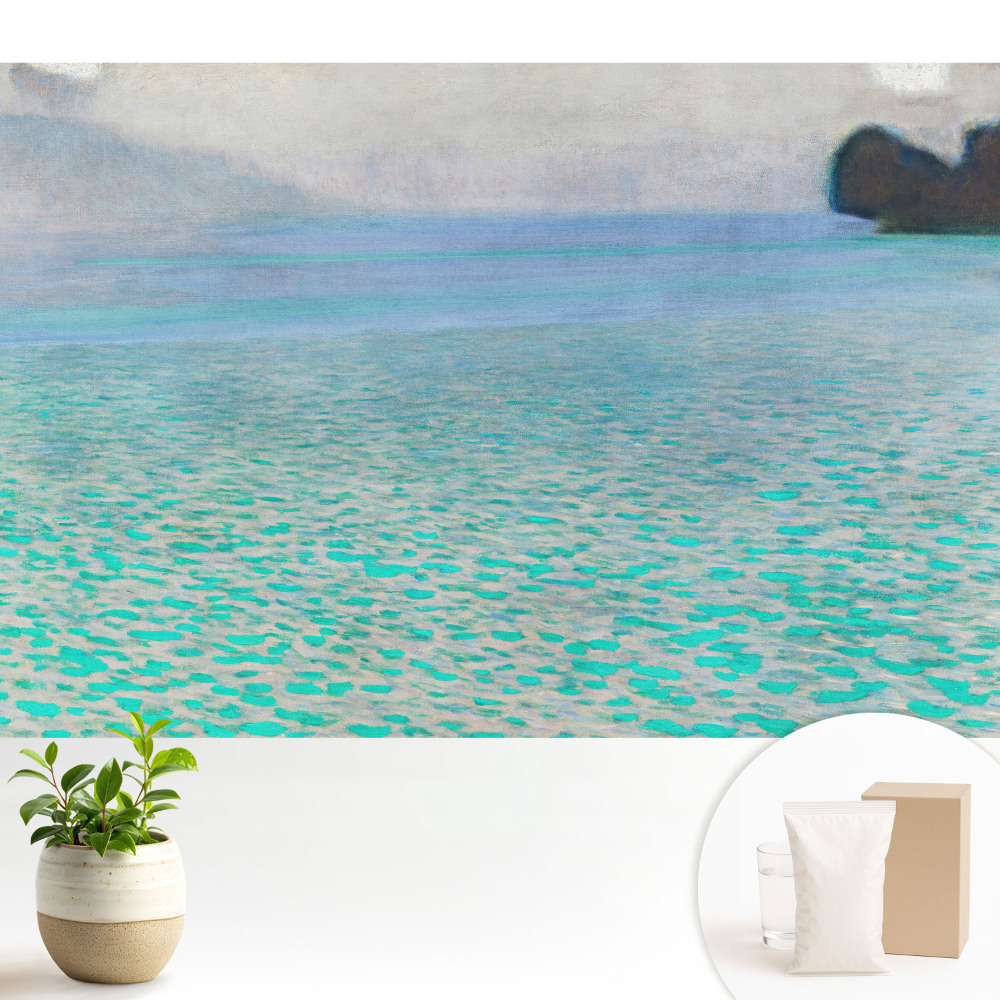 Tapeta na zeď s impresionistickou přímořskou krajinou v klidném provedení