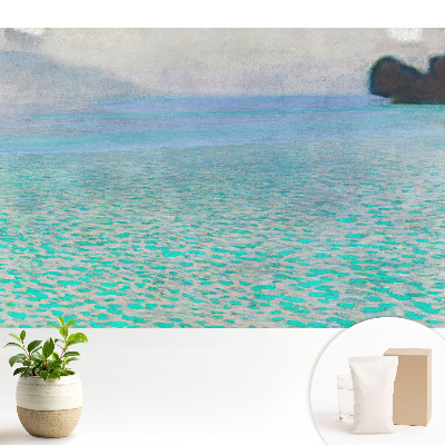 Tapeta na zeď s impresionistickou přímořskou krajinou v klidném provedení