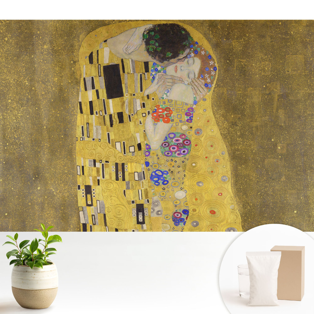 Samolepící tapeta s motivem intimního objetí v secesním stylu