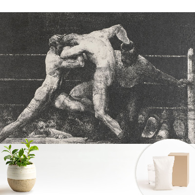 Samolepící tapeta Boxerský zápas plný emocí