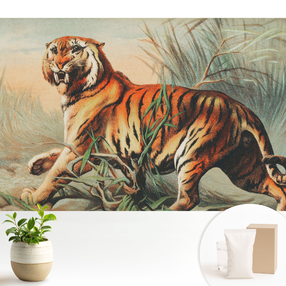 Tapeta na zeď Majestátní tygr v divokém prostředí