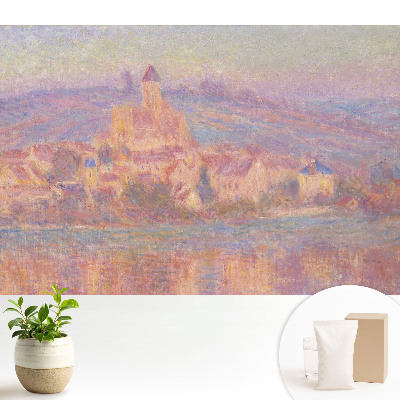 Tapeta na zeď Pastelové město v kopcích