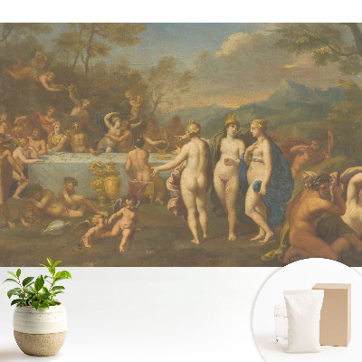 Tapeta s postavami starověké mytologie ladící s interiérem