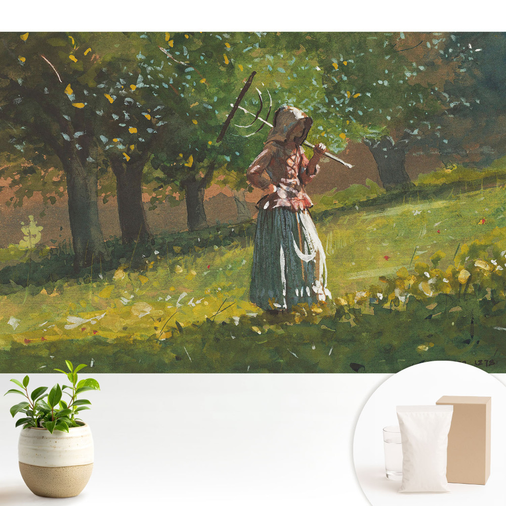 Tapeta "Dámská procházka v parku"