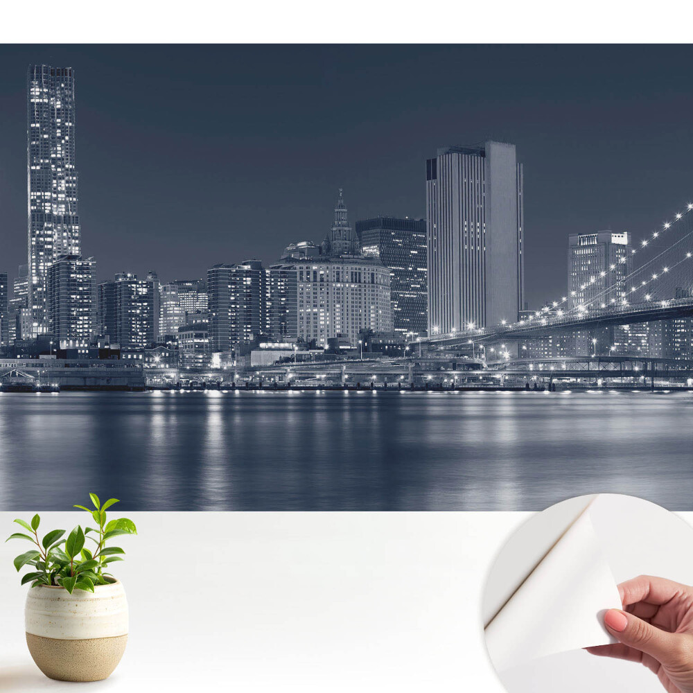 Tapeta do obyvaku Noční panorama města