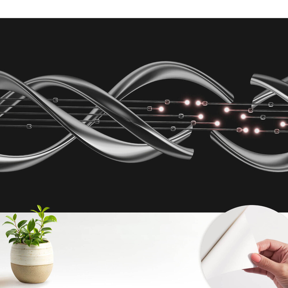 Tapeta Futuristická elegance v harmonické kompozici