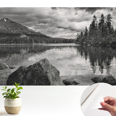 Tapeta do obyvaku Horská krajina jezero stromy