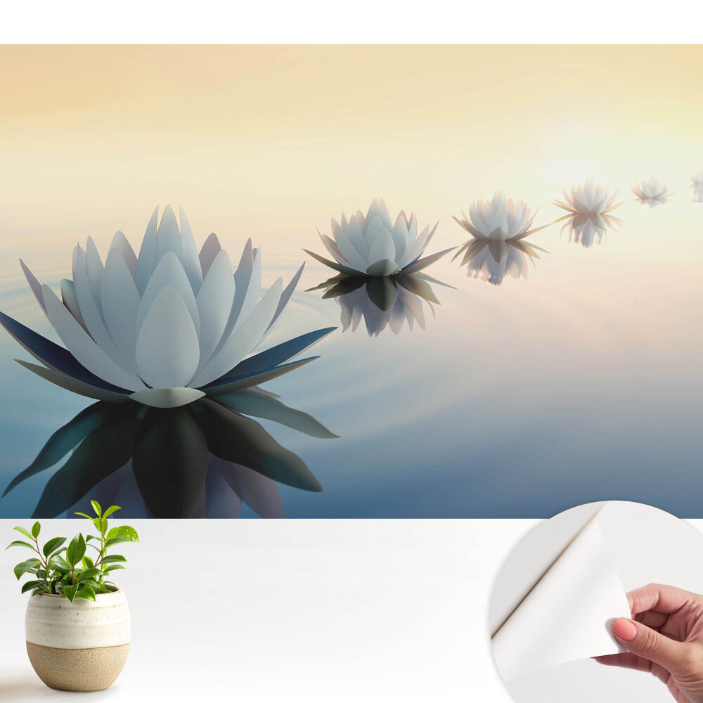 Tapeta na zeď Lotosy na vodě