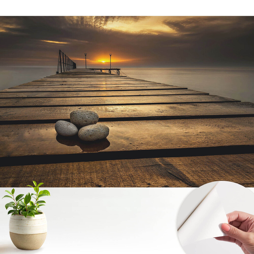 Tapeta na zeď Harmonický mír mostu Sunset Bridge
