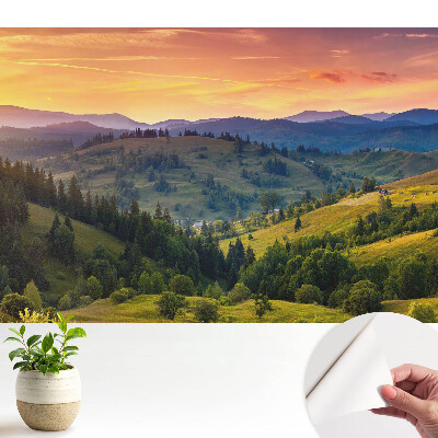 Tapeta do obyvaku Malebné kopce horské krajiny