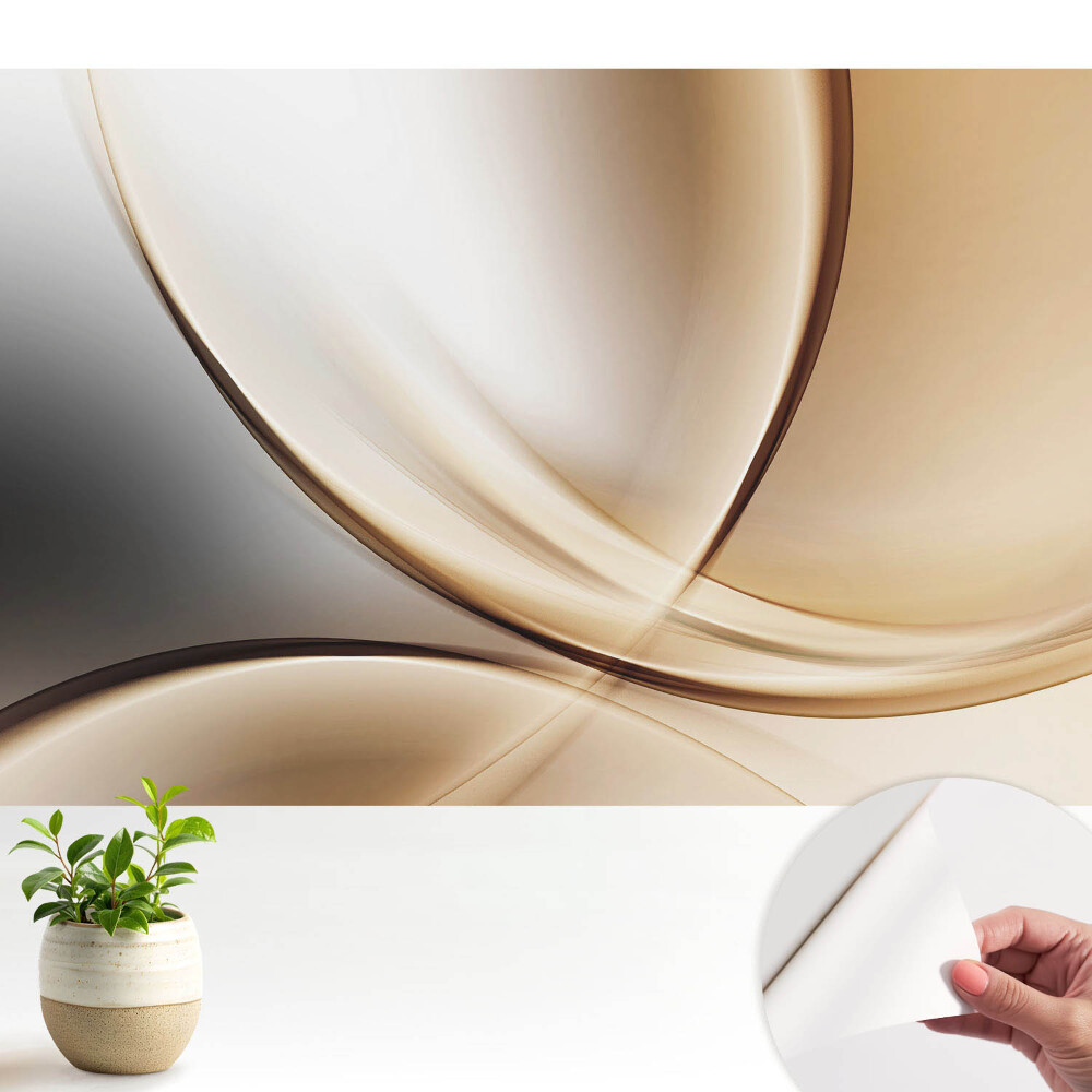 Tapeta Elegantní abstrakce oblouků a křivek