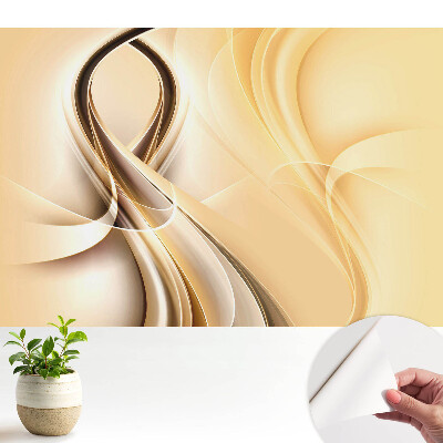 Tapeta Elegantní abstrakce v teplých odstínech