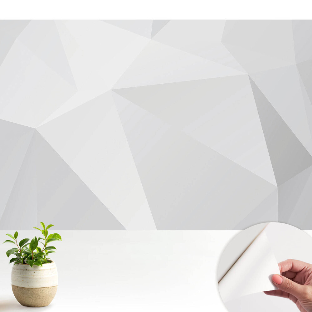 Tapeta na zeď Šedé geometrické tvary elegance modernity