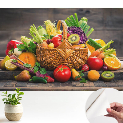 Tapeta na zeď Košík plný přírody