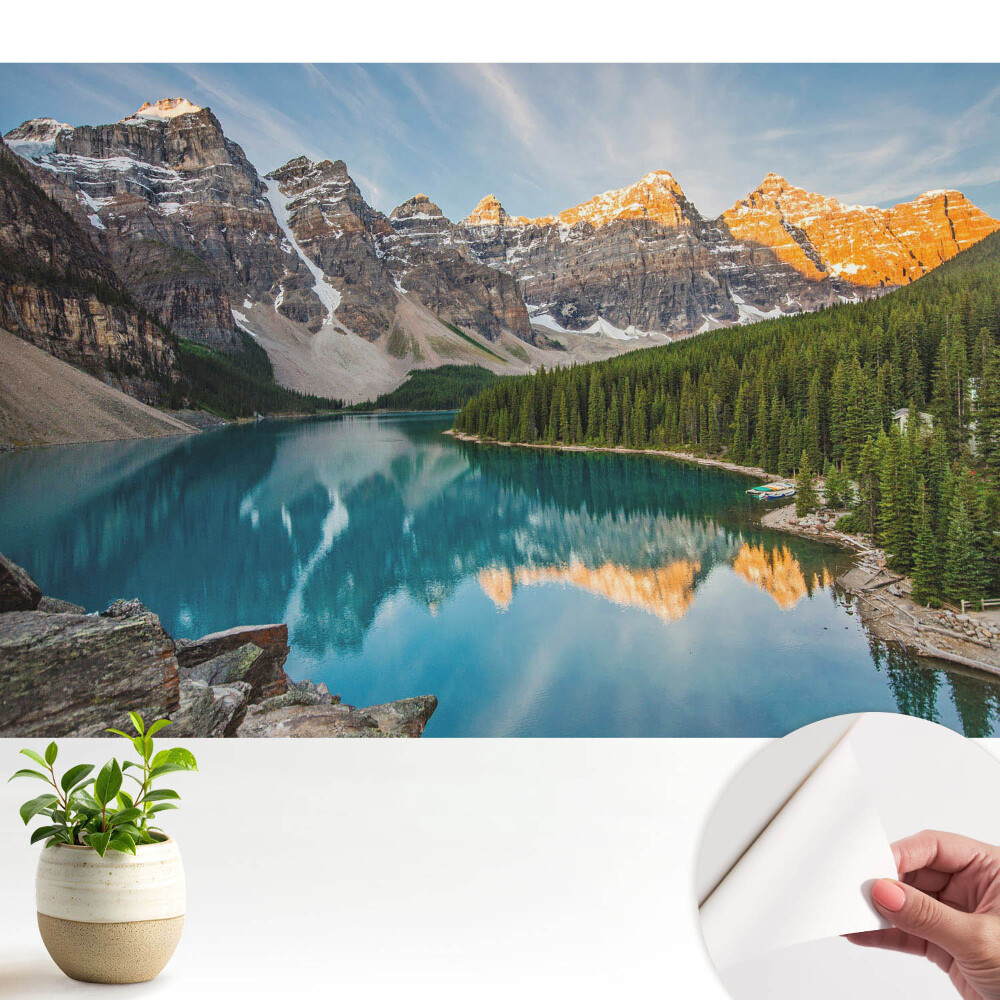 Tapeta Horské panorama s jezerem