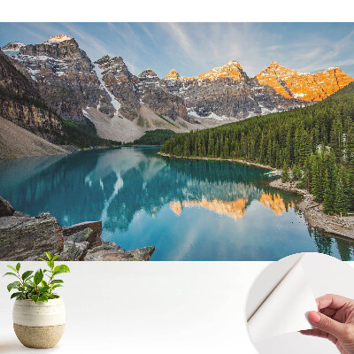 Tapeta Horské panorama s jezerem