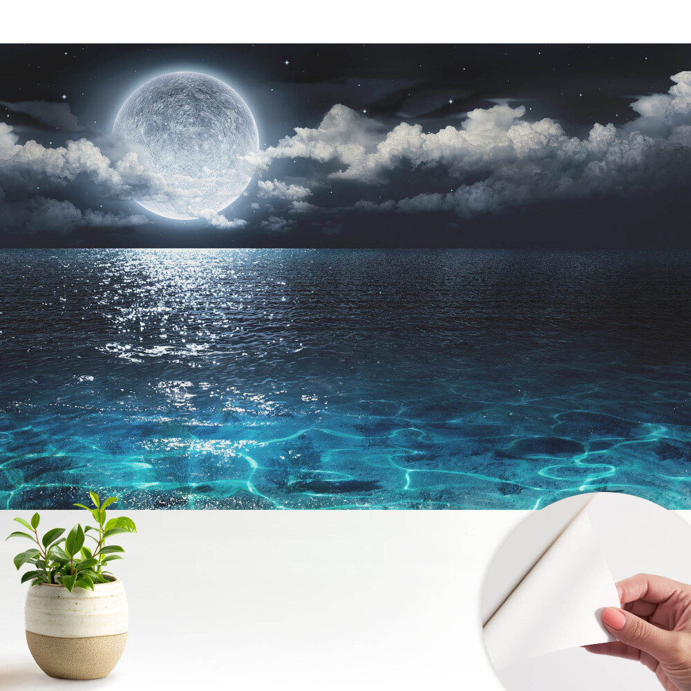 Tapeta Harmonie vody a nebe v měsíční krajině