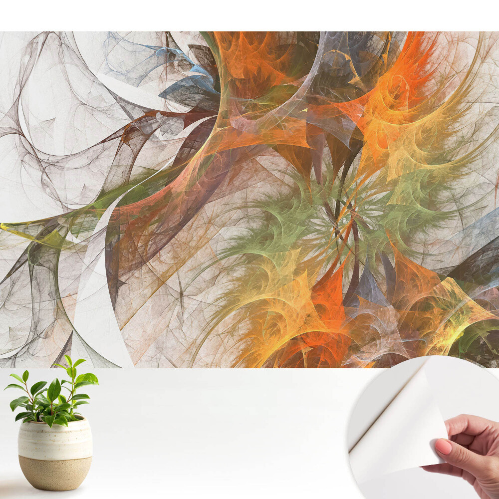 Tapeta na zeď Barevný abstraktní kaleidoskop energie