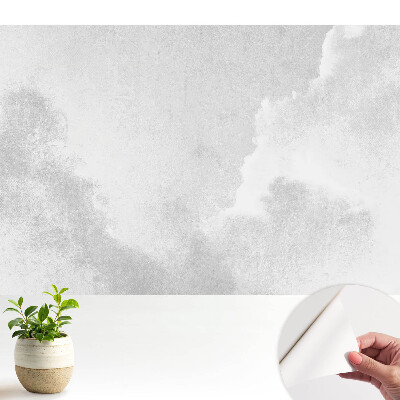 Tapeta do obyvaku Jemné obláčky minimalismu a harmonie