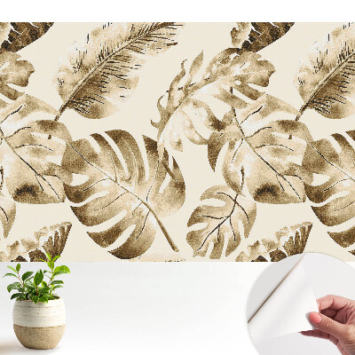 Tapeta s klasickým vzorem tropických listů