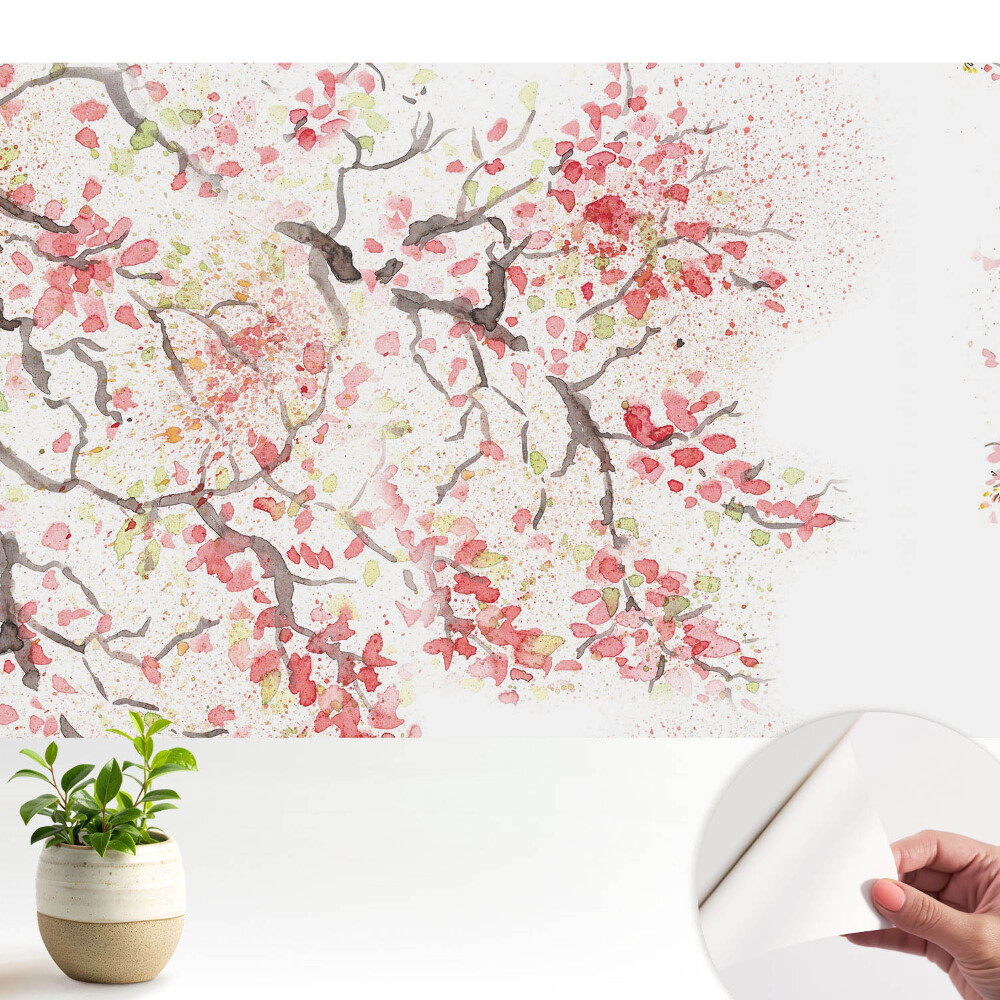 Tapeta na zeď Květinová akvarelová lehkost přírody