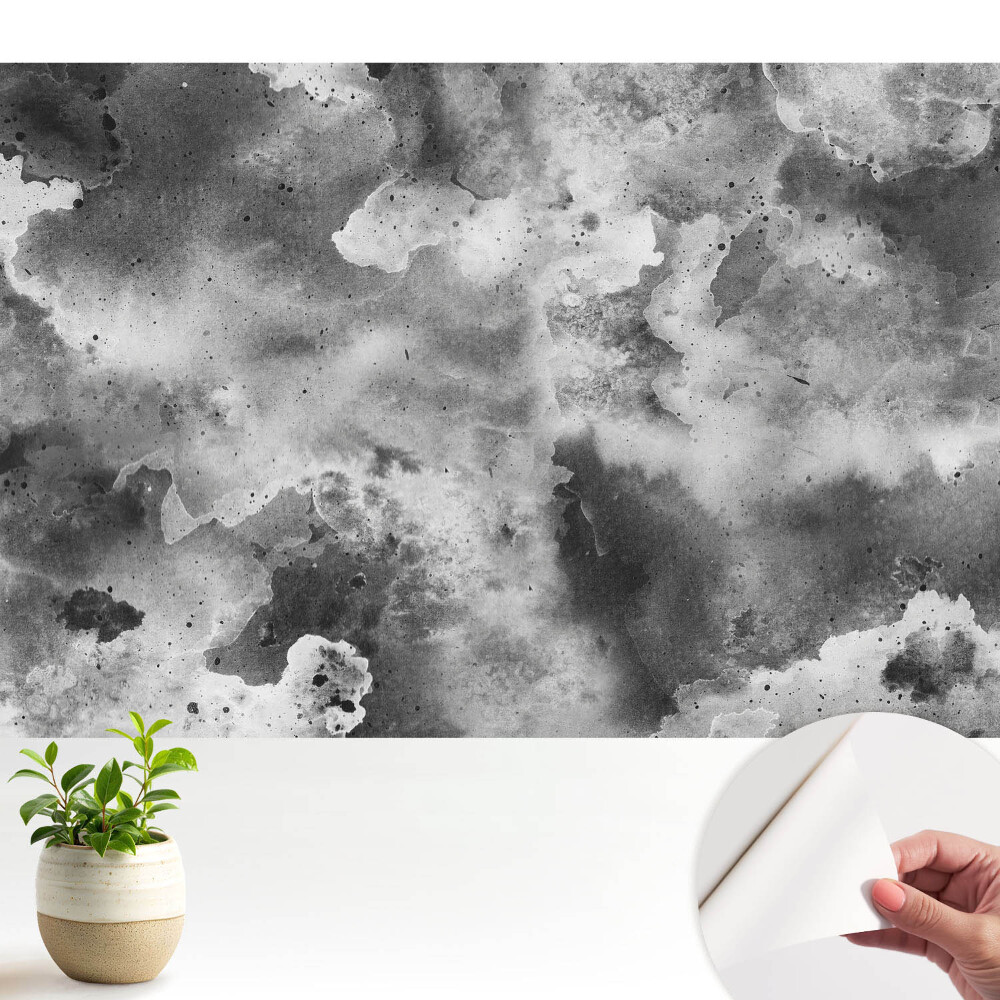 Tapeta Abstraktní kompozice v odstínech šedé