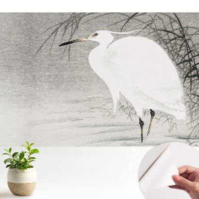 Tapeta Volavka na pozadí rákosí