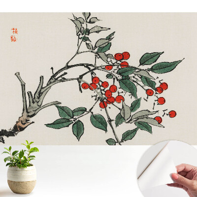 Tapeta do obyvaku Tradiční rostlinný motiv míru