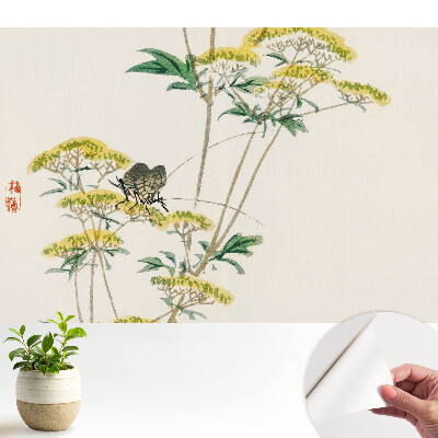 Tapeta Jemné květiny hmyz harmonie příroda