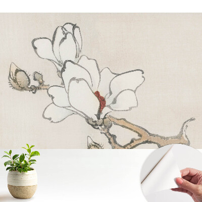 Tapeta na zeď Klasické magnólie v inkoustu