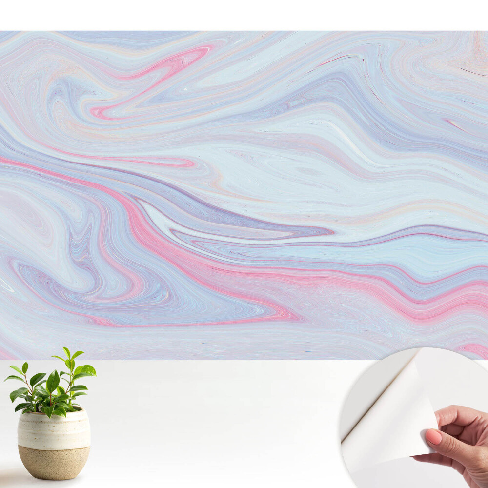 Tapeta do obyvaku Pastelová abstrakce dynamická harmonie