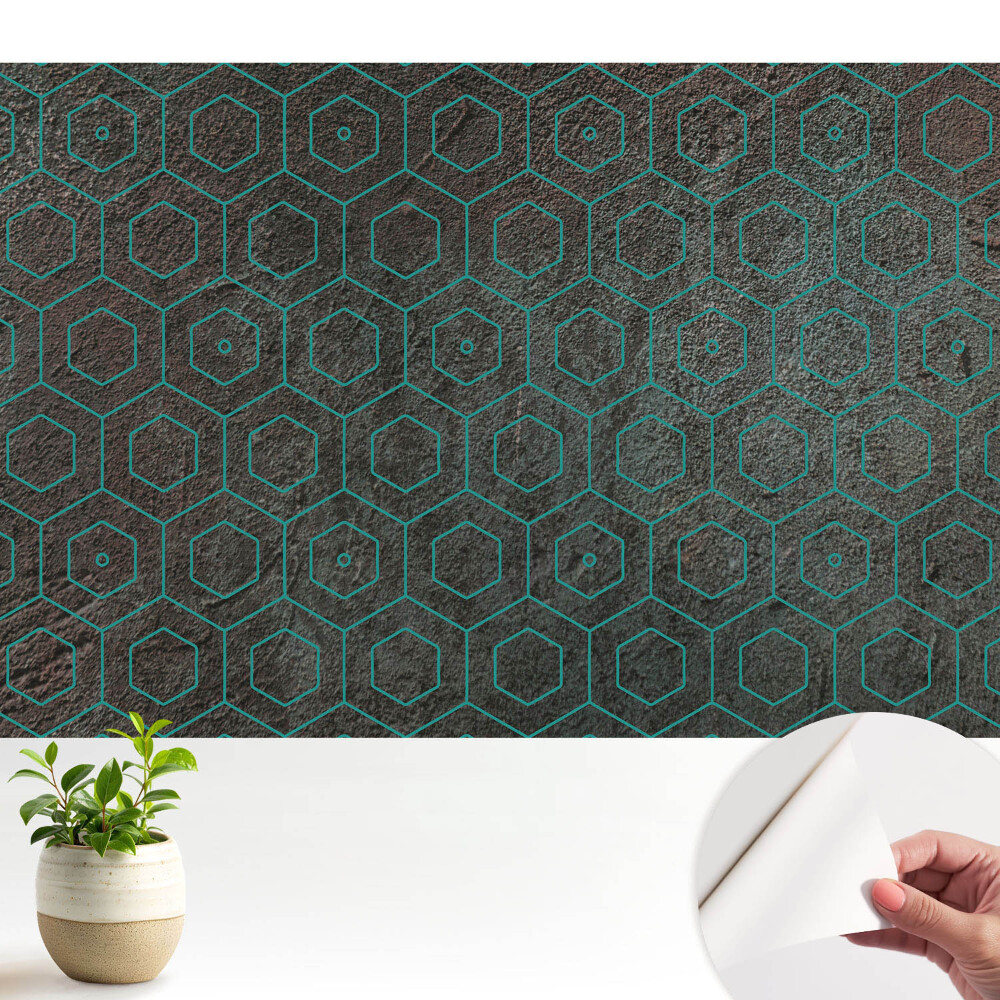 Tapeta Šestihranné vzory moderního stylu